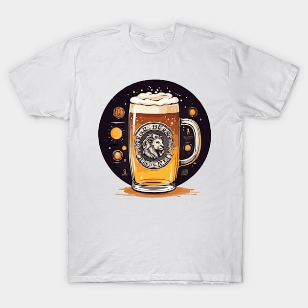 Beer Lions T-Shirt by CurlyLamb